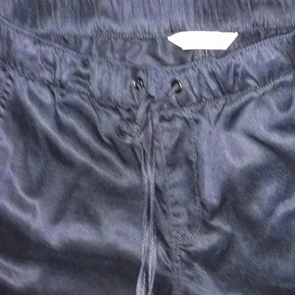 Nine West Black Elastic Waist Pockets Drawstring Pull On Jogger Pants Size M - Picture 5 of 13